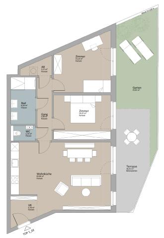 3 Zimmer